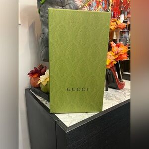 Gucci Green Textured Storage Box
